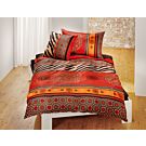 Bettwäsche mit Mandalamustern in schönen Rot- und Orangetönen – Kissenbezug – 50x70 cm