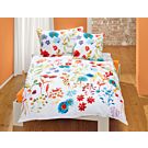 Bettwäsche mit farbenfrohem Blumenmuster – Kissenbezug – 50x70 cm