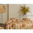 ESSENZA Bettwäsche Charlize zimtbraun mit Blumen – Duvetbezug – 160x210 cm
