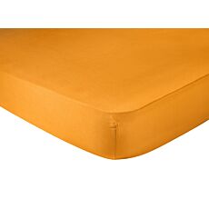 Satin-Fixleintuch farbig leuchtend orange