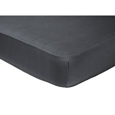 Satin-Fixleintuch farbig leuchtend anthrazit