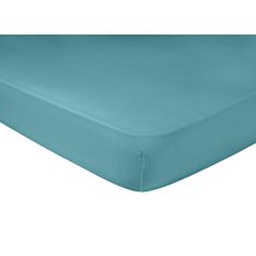 Fixleintuch aus Bio-Jersey eisblau