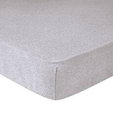 Jersey-Mélange Fixleintücher grau