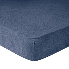 Jersey-Mélange Fixleintücher marine