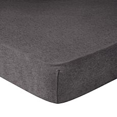 Jersey-Mélange Fixleintücher anthrazit