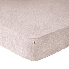 Jersey-Mélange Fixleintücher taupe