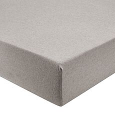 Fixleintuch Mélange aus Feinflanell grau