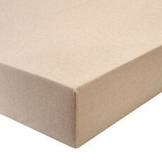 Fixleintuch Mélange aus Feinflanell beige