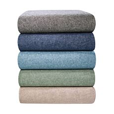 Oberleintuch aus feiner Flanell-Mélange