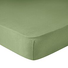 Feinjersey-Fixleintuch - olive, 120x200 cm