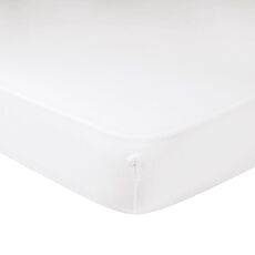 Feinjersey-Fixleintuch - weiss, 140–160x200 cm