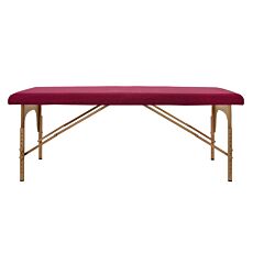 Fixleintuch Massageliege bordeaux