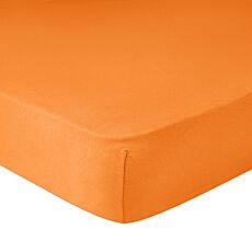 Frottee-Stretch-Fixleintuch mandarine