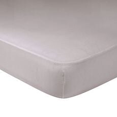 Frottee-Stretch-Fixleintuch hellgrau