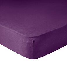 Frottee-Stretch-Fixleintuch brombeer