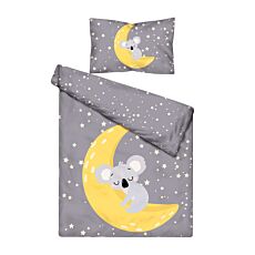 Bettwäsche Schlaf-Koala mit Mond und Sternen