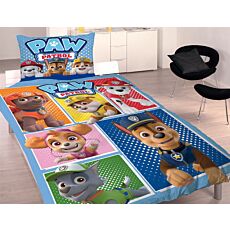 Bettwäsche mit den Paw Patrol-Hunden in Blau