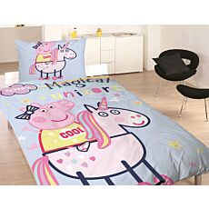 Bettwäsche Peppa Wutz Magical Unicorn