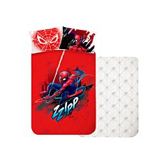 Bettwäsche mit Spiderman und auffälligem ZZIPP-Motiv