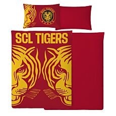 Bettwäsche mit ausdrucksstarkem SCL Tigers-Motiv