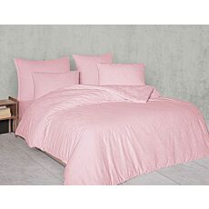 Satin-Jacquard Bettwäsche mit zartem Blumenmuster