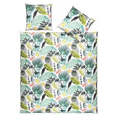 Exotische Bettwäsche mit Pflanzenwelt