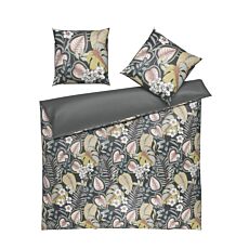 Tropische Bettwäsche mit Blumen