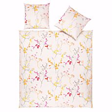 Jersey-Bettwäsche mit floralen Zweigen