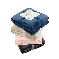 ESPRIT Luxury Shiny Fleecedecke