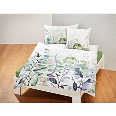 Bettwäsche mit Blätterprint – Duvetbezug – 200x210 cm