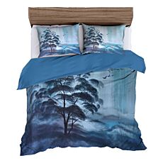 Bettwäsche Waldtraum Blau