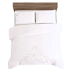Bettwäsche mit zarter Stickerei