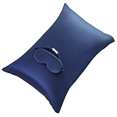 Seidenset: Kissenbezug und Schlafmaske