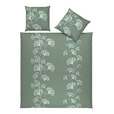 Bettwäsche mit Ginkgo-Motiv