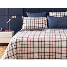 Tommy Hilfiger Bettwäsche Navy Checks – Duvetbezug – 200x210 cm