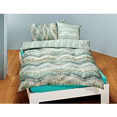 Bettwäsche mit abstrakter Musterung – Kissenbezug – 65x100 cm