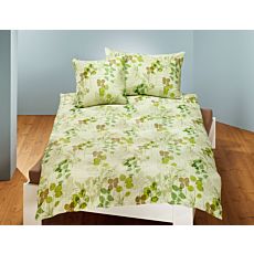 Bettwäsche mit künstlerischem Blätterprint – Kissenbezug – 50x70 cm