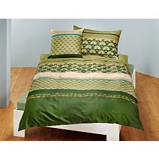 Bettwäsche mit Seerosen ähnlichem Muster – Kissenbezug – 65x65 cm