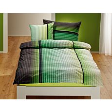 Bettwäsche in farbverlaufendem Quadratmuster – Duvetbezug – 160x210 cm