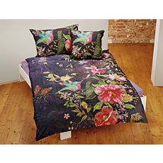 Bettwäsche in farbenprächtigem, floralem Muster