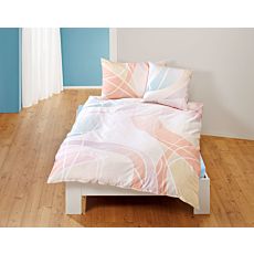 Bettwäsche geometrische Formen in Pastell