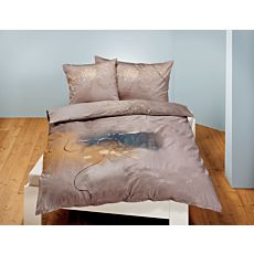 Bettwäsche mit Blumen und Goldregen – Kissenbezug – 50x70 cm