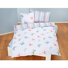 Bettwäsche mit buntem Schmetterlings-Print – Duvetbezug – 200x210 cm
