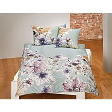 Bettwäsche mit buntem Blumenprint – Kissenbezug – 65x65 cm