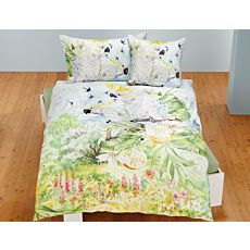 Bettwäsche mit Kakadu auf Zitronenast sitzend – Kissenbezug – 50x70 cm