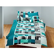 Bettwäsche mit geometrischem Muster – Kissenbezug – 50x70 cm