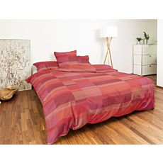Bettwäsche in farbiger Karo-Musterung – Duvetbezug – 160x210 cm