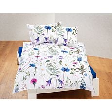 Bettwäsche mit frühlingshaftem Blumenprint – Kissenbezug – 50x70 cm