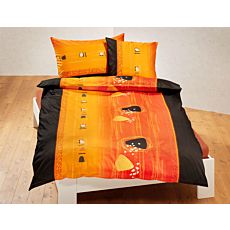 Bettwäsche mit moderner Musterung – Duvetbezug – 160x210 cm