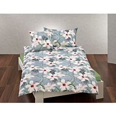 Bettwäsche mit prachtvollem Blütenmuster – Kissenbezug – 50x70 cm